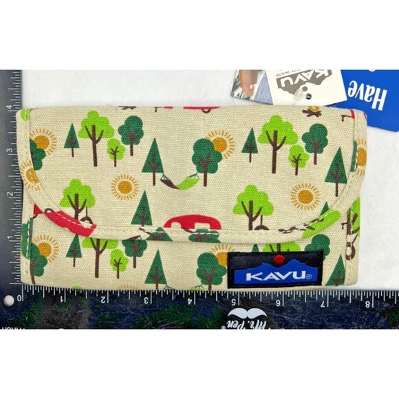 KAVU Big Spender Trifold Wallet Campsite RETIRED Camping Hiking RV - Picture 6 of 6